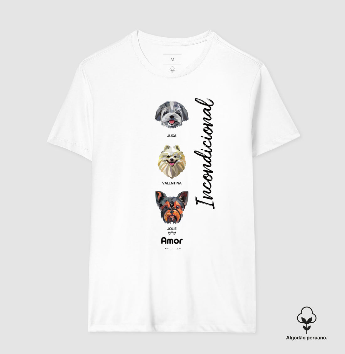 Camiseta Geoma de 1 a 9 Cães / INCA SOFT - Personalizada  iAnimals