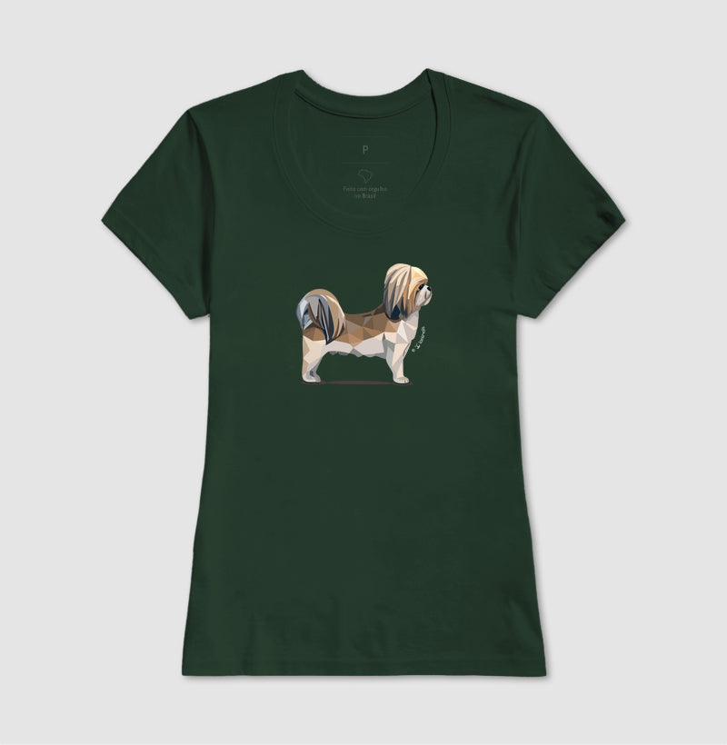 Camiseta Shih Tzu Perfil - Geoma