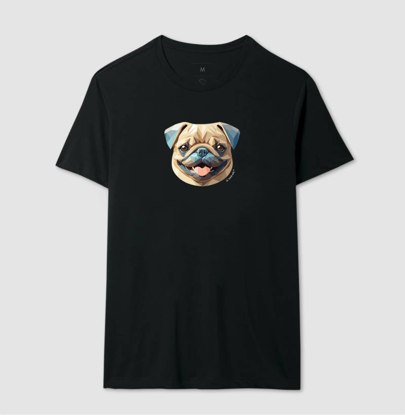 Camiseta Pug - Coleção Geoma