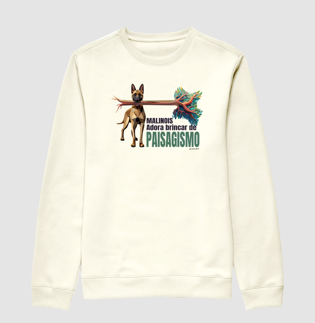 Moletom Suéter Malinois Paisagismo - Essência