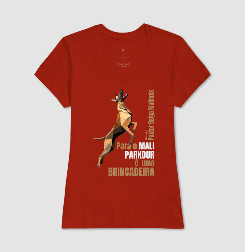 Camiseta Malinois Parkour é Brincadeira- Essência