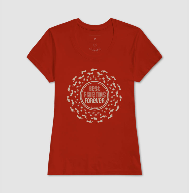 Camiseta Pets, Best Friends Forever - Coleção AFETO