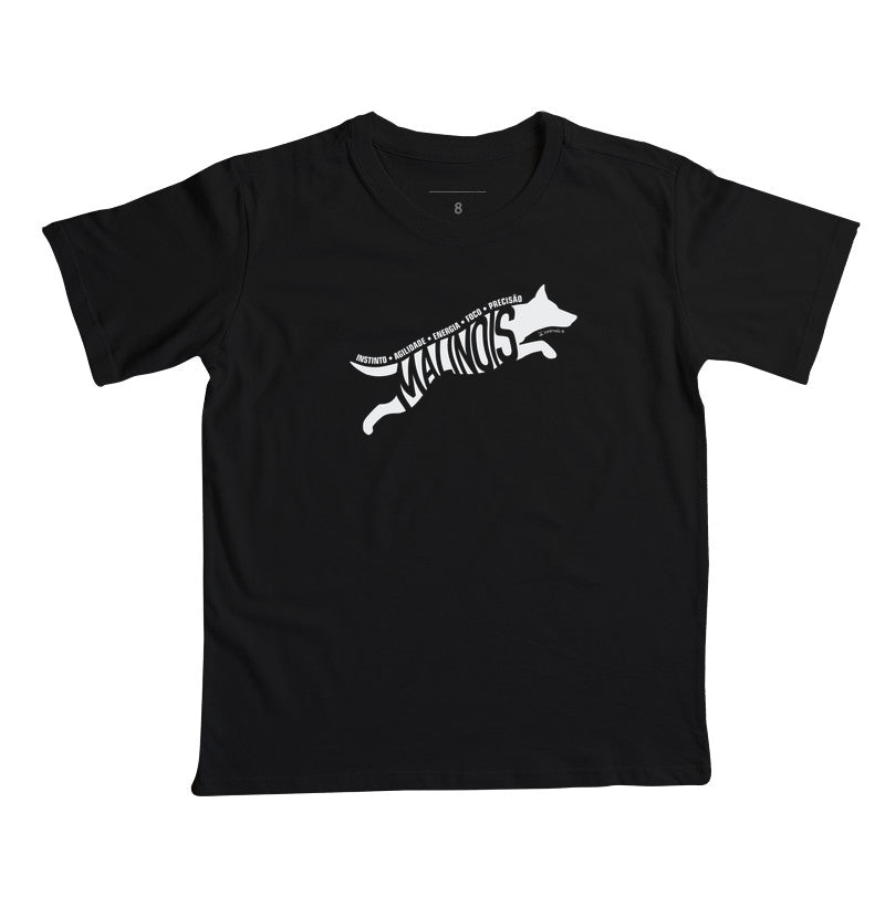 Camiseta Infantil Malinois Instinto - Essência