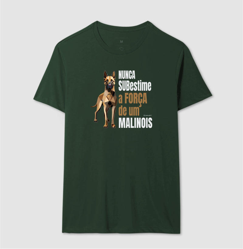 Camiseta Malinois Nunca Subestime - Essência