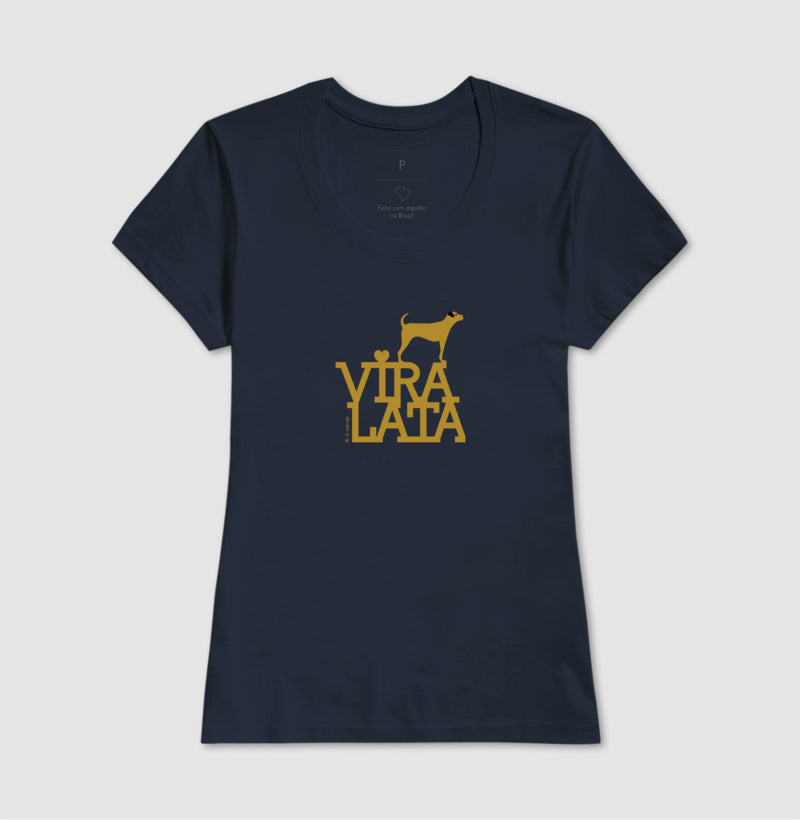 Camiseta Cachorro Vira-lata - Cloleção Identidade