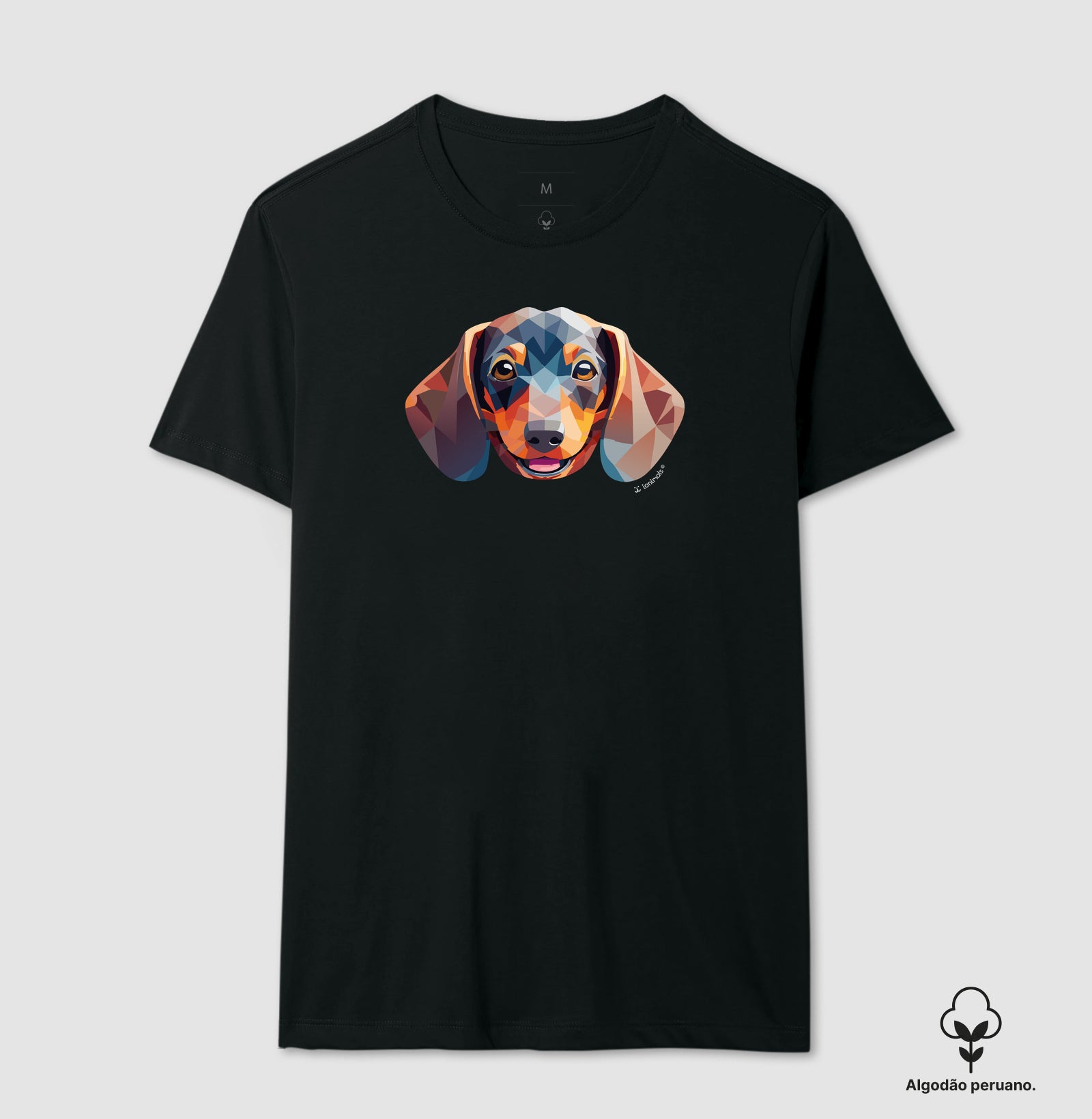 Camiseta INCA SOFT Dachshund - Coleção Geoma