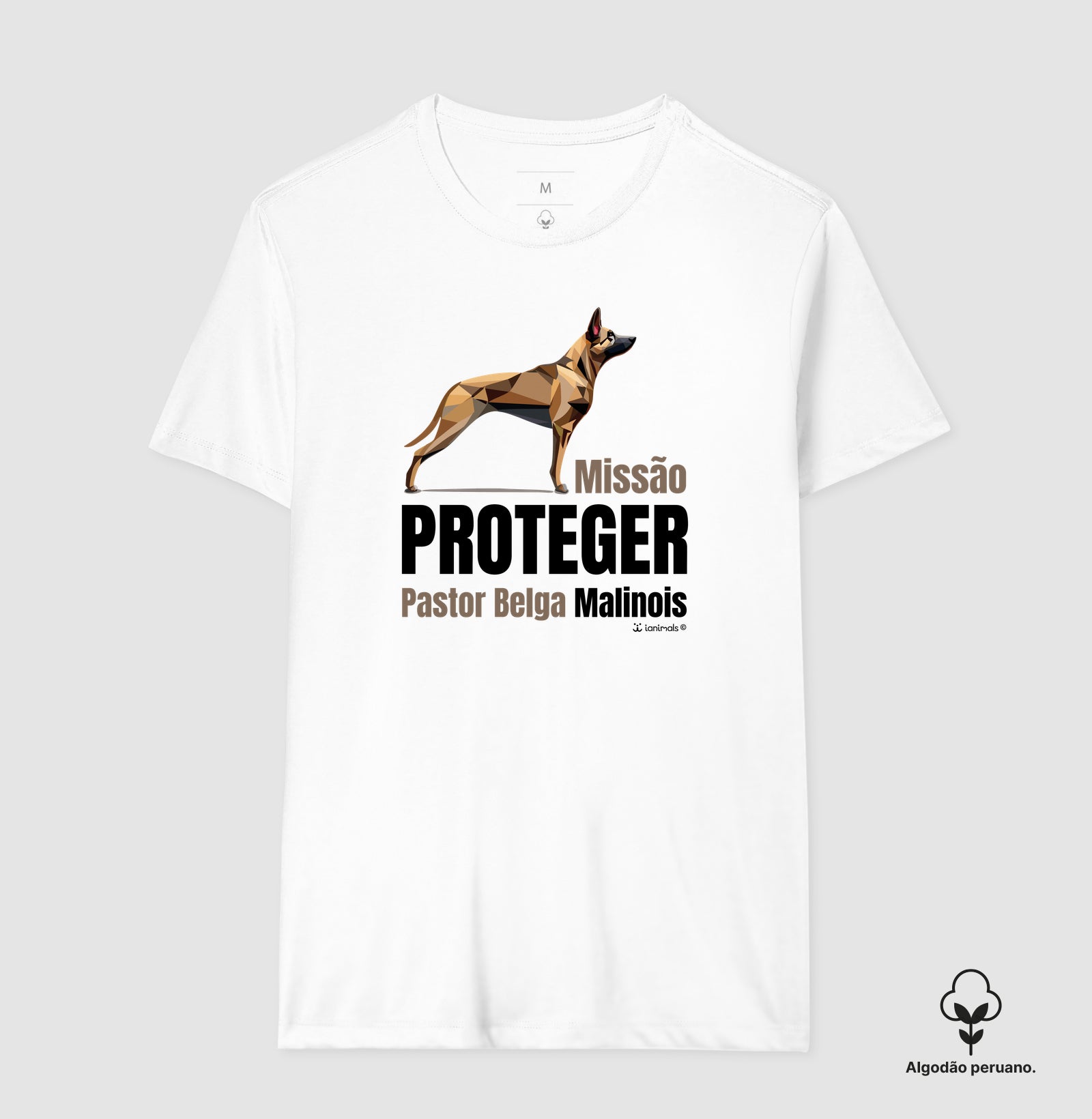 Camiseta Malinois “INCA SOFT” Missão  Proteger - Essência