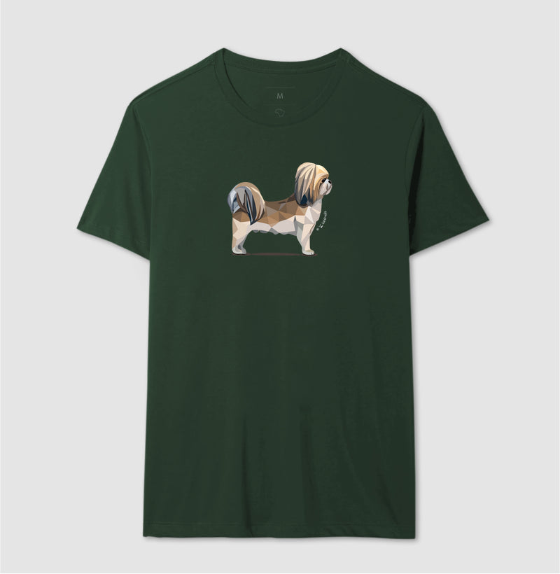 Camiseta Shih Tzu Perfil - Geoma
