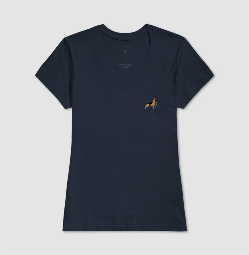 Camiseta Pastor Alemão - Perfil / Side