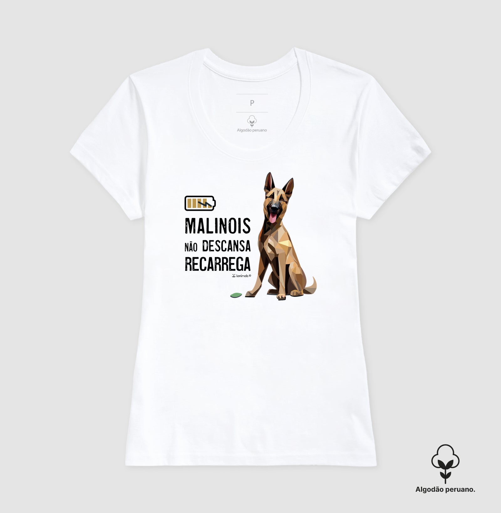 Camiseta INCA SOFT Malinois Não Descansa - Essência