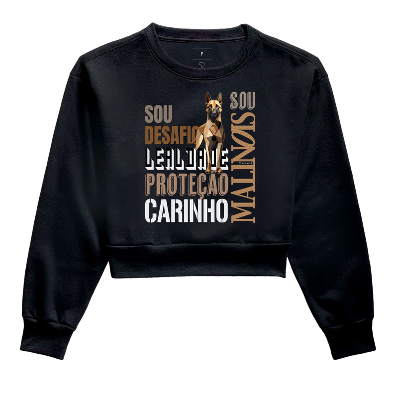 Moletom Cropped Malinois SOU - Essência
