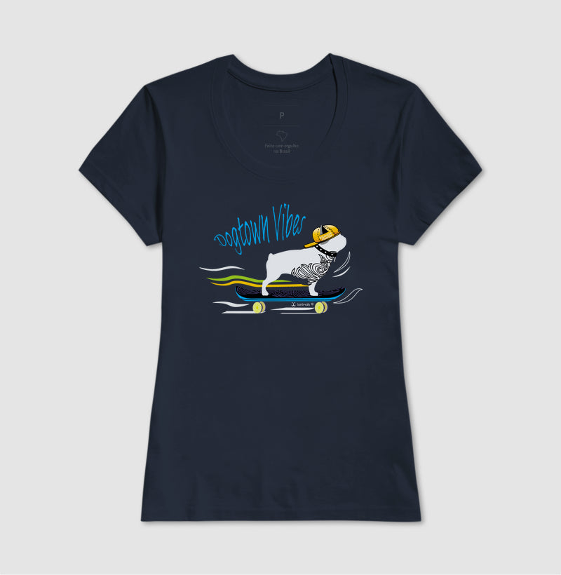 Camiseta Buldogue Francês - Skatista