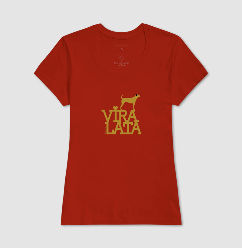 Camiseta Cachorro Vira-lata - Cloleção Identidade