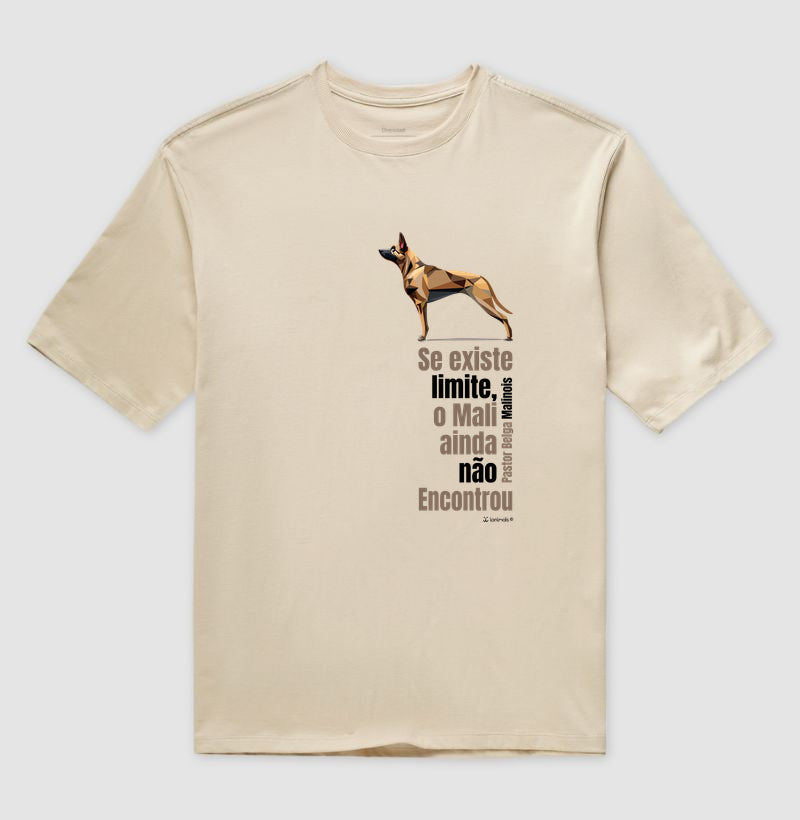 Camiseta Oversized Malinois Limite - Essência