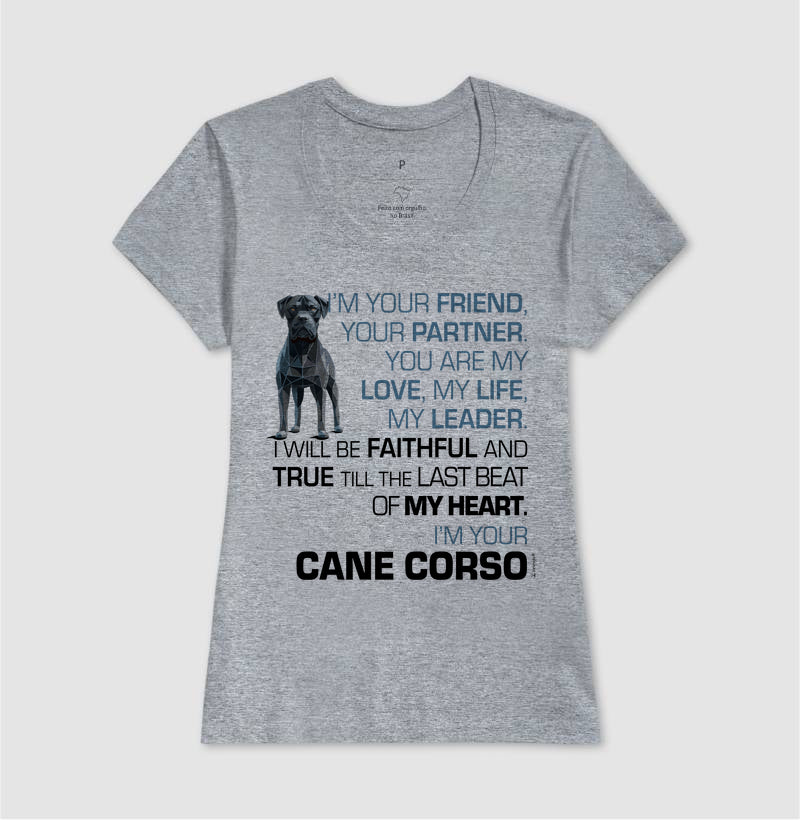 Camiseta Cane Corso Declação - Essência