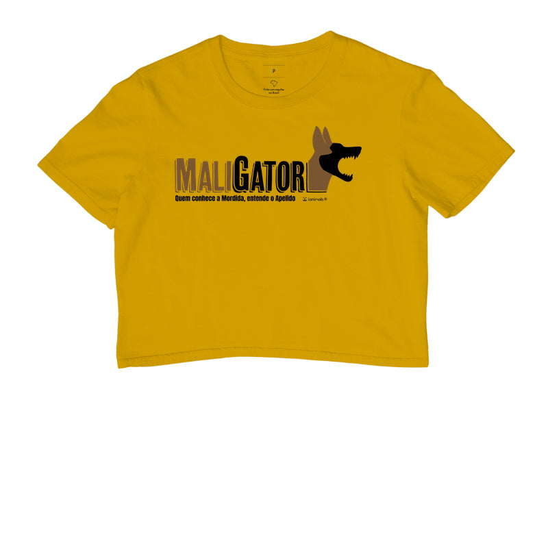 Camiseta Cropped Malinois Maligator - Essência