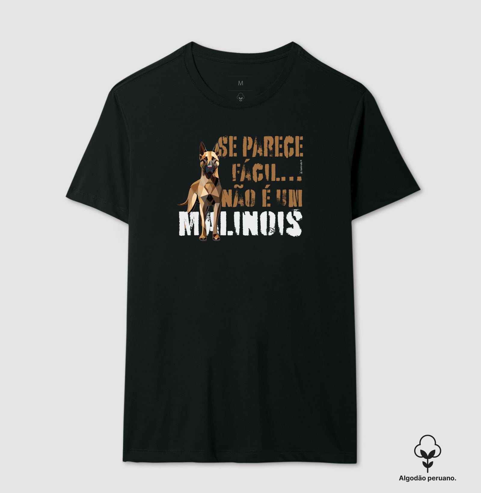 Camiseta INCA SOFT Malinois Parece Fácil  - Essência