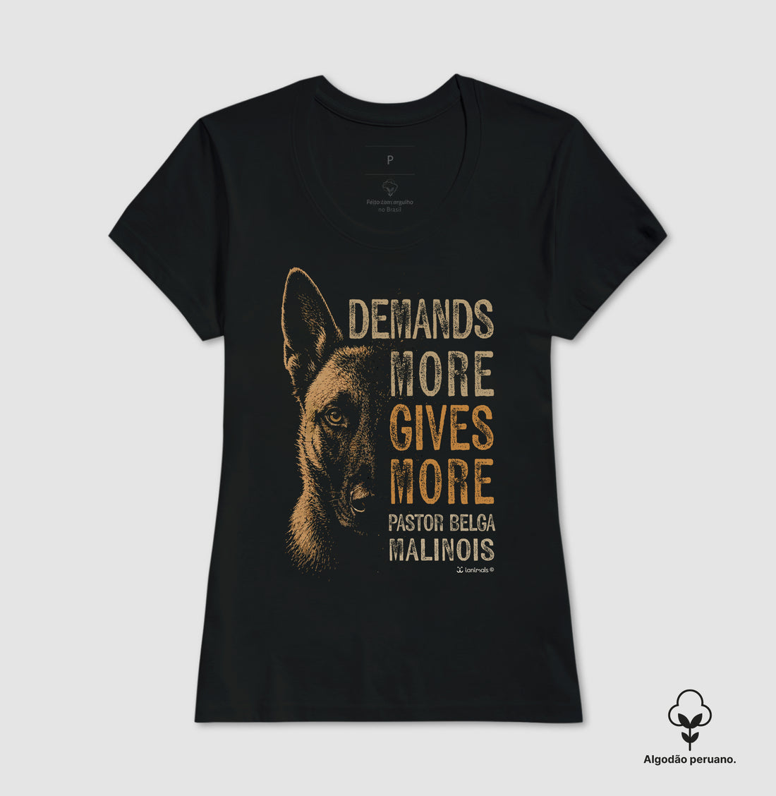 Camiseta INCA SOFT Malinois Gives More - Essência