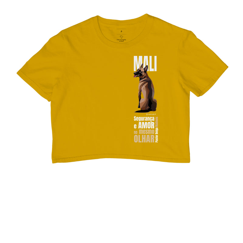 Camiseta Cropped Malinois - Olhar - Essência