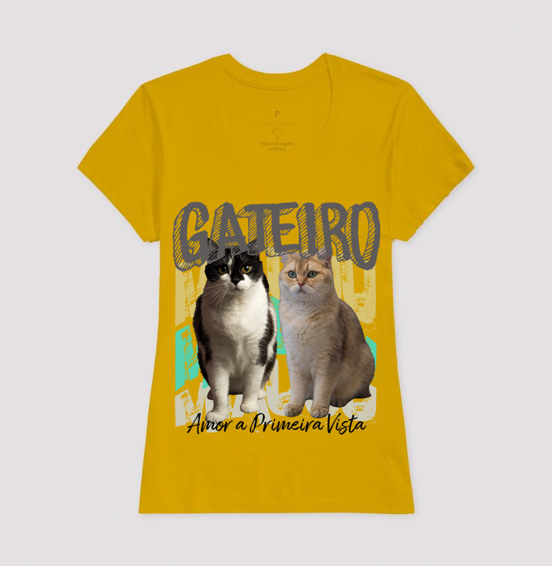 Camiseta Personalizada Bootleg Pets - até 6 fotos
