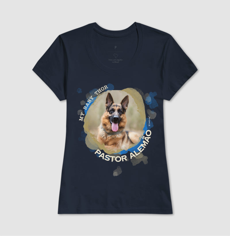 Camiseta Foto Pet - Fluid Splash - Personalizada | iAnimals