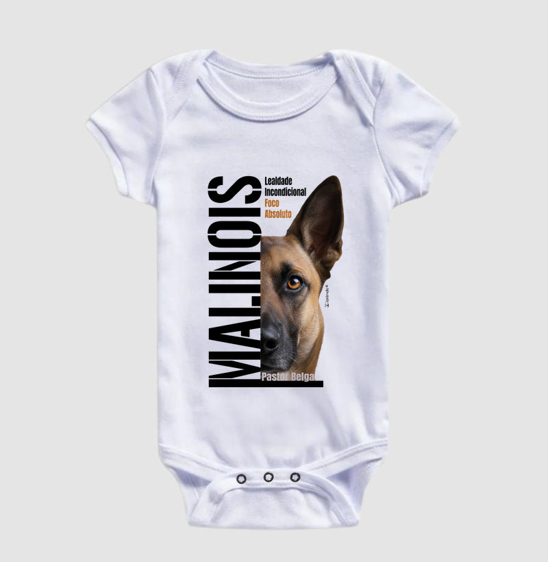 Body Infantil Malinois Foco Absoluto - Essência