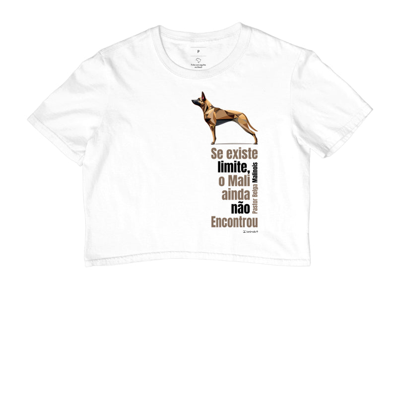 Camiseta Cropped Malinois Limite - Essência