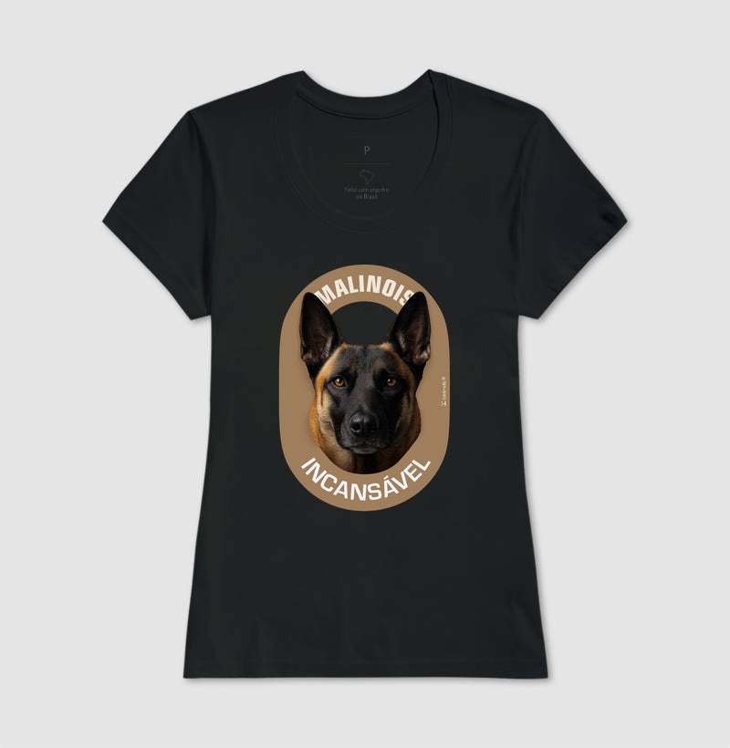Camiseta Malinois Incansável - Essência