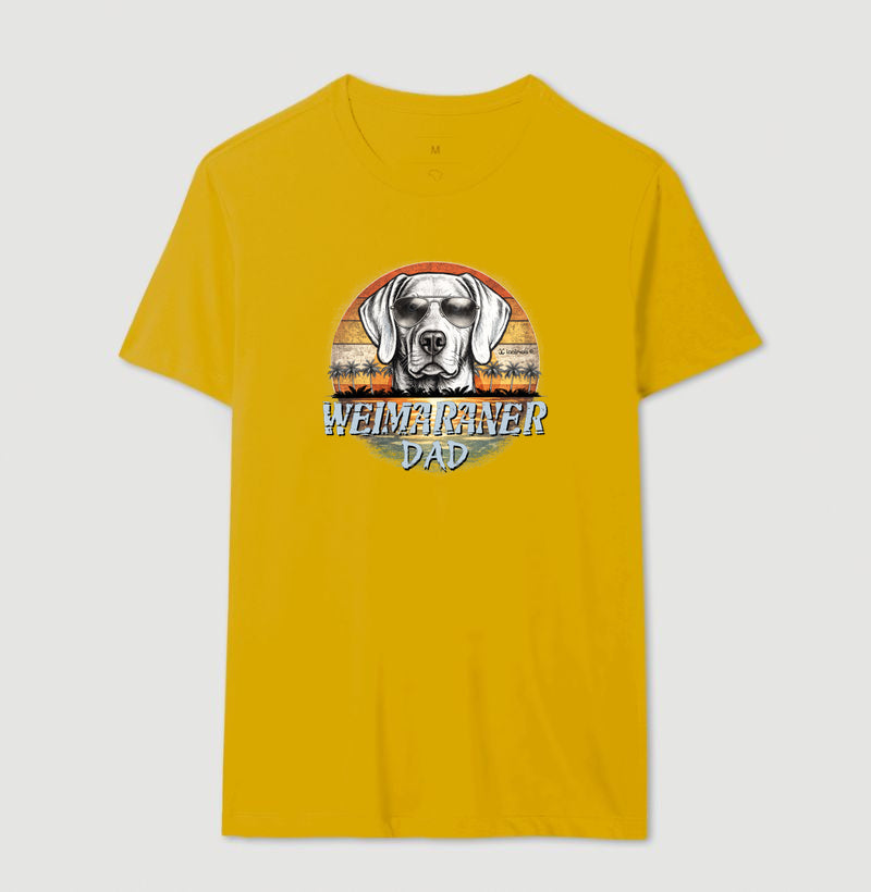 Camiseta Weimaraner DAD Sunset Vintage - Família