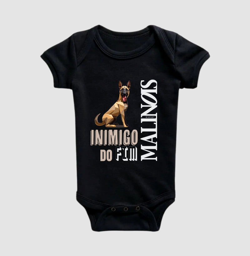 Body Infantil Malinois Inimigo do Fim - Essência