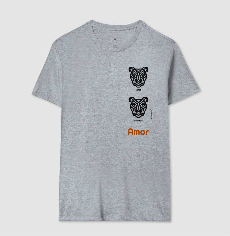 Camiseta Tribal de 1 a 9 Cães - PERSONALIZADA