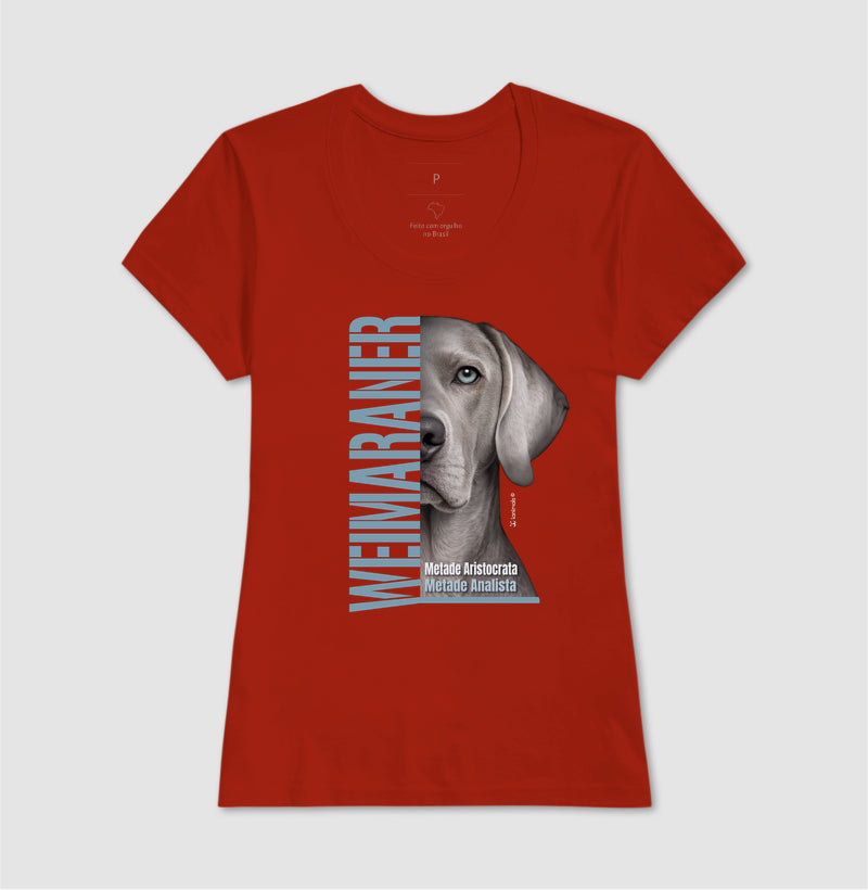 Camiseta Weimaraner Metade Aristocrata - Essência