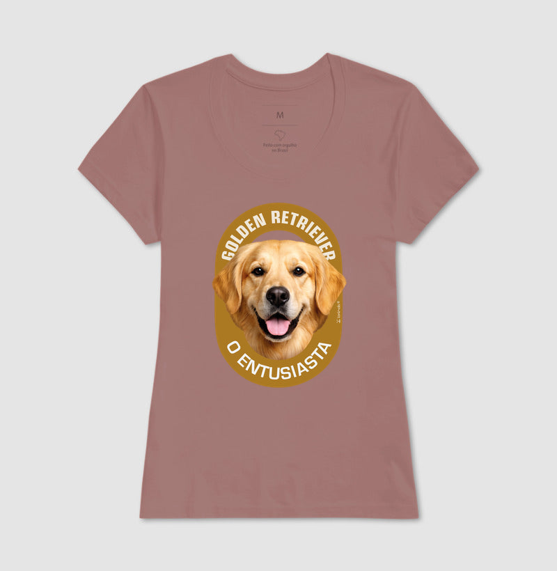 Camiseta Golden Retriever O Entusiasta - Essência