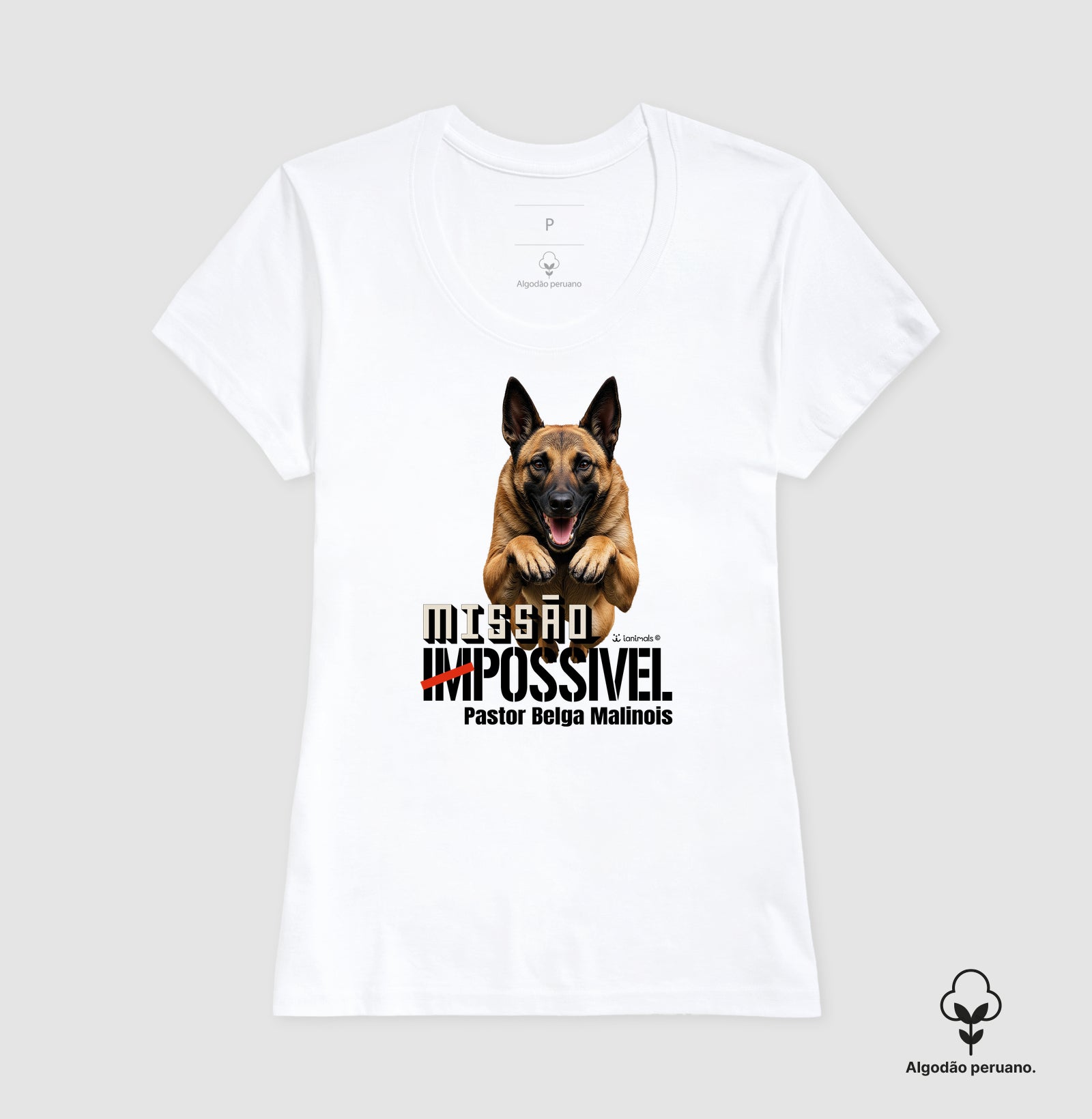 Camiseta INCA SOFT Malinois Missão Impossível - Essência