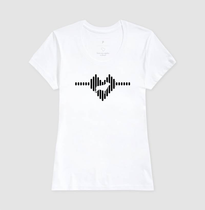 Camiseta Buldogue Francês - Coleção Coração