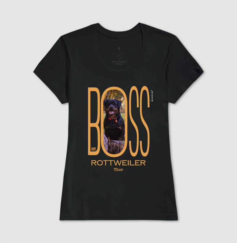 Camiseta My Pet My Boss - Personalizada iAnimals