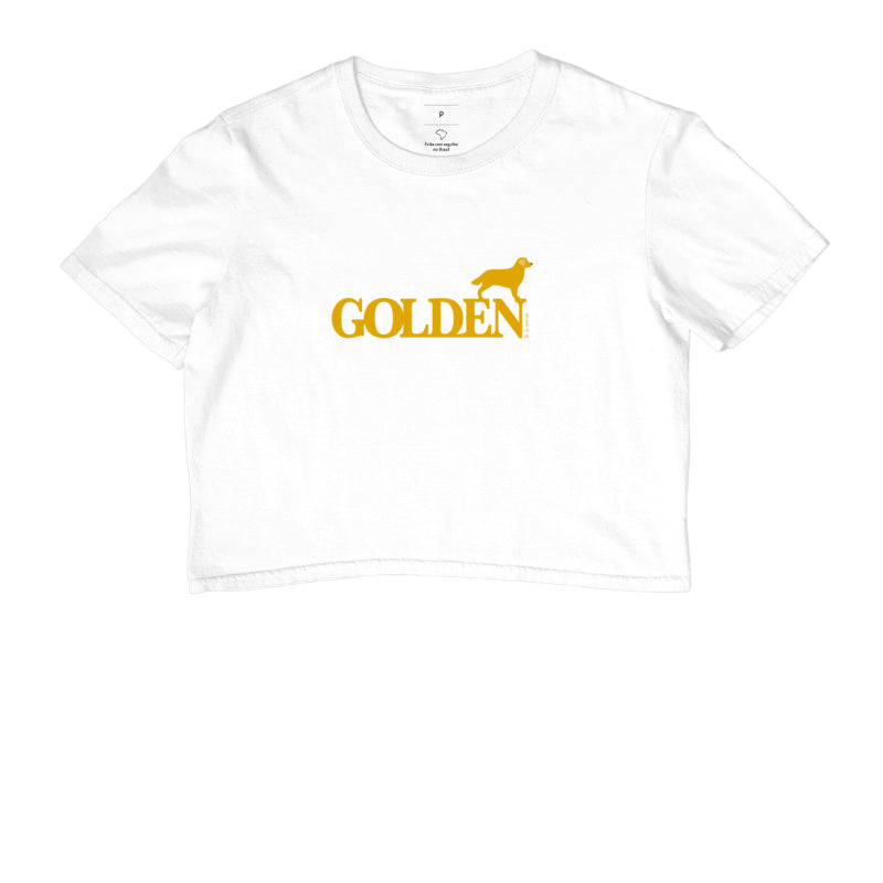 Camiseta Cropped Golden Retriever - Identidade