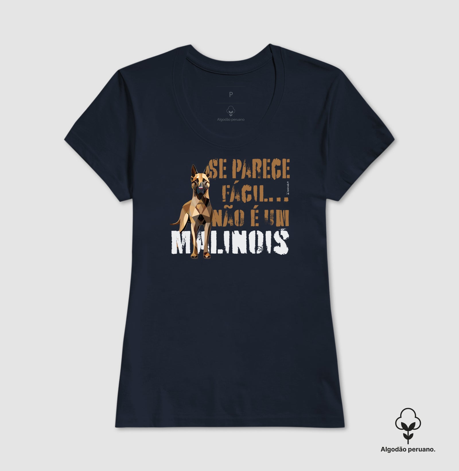 Camiseta INCA SOFT Malinois Parece Fácil  - Essência