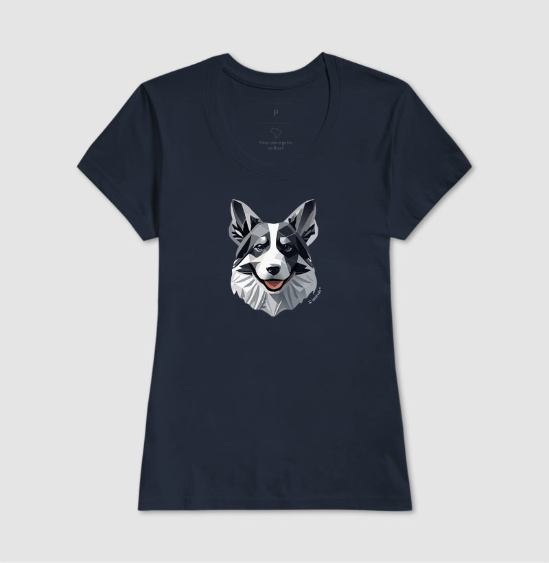 Camiseta Border Collie - Coleção Geoma
