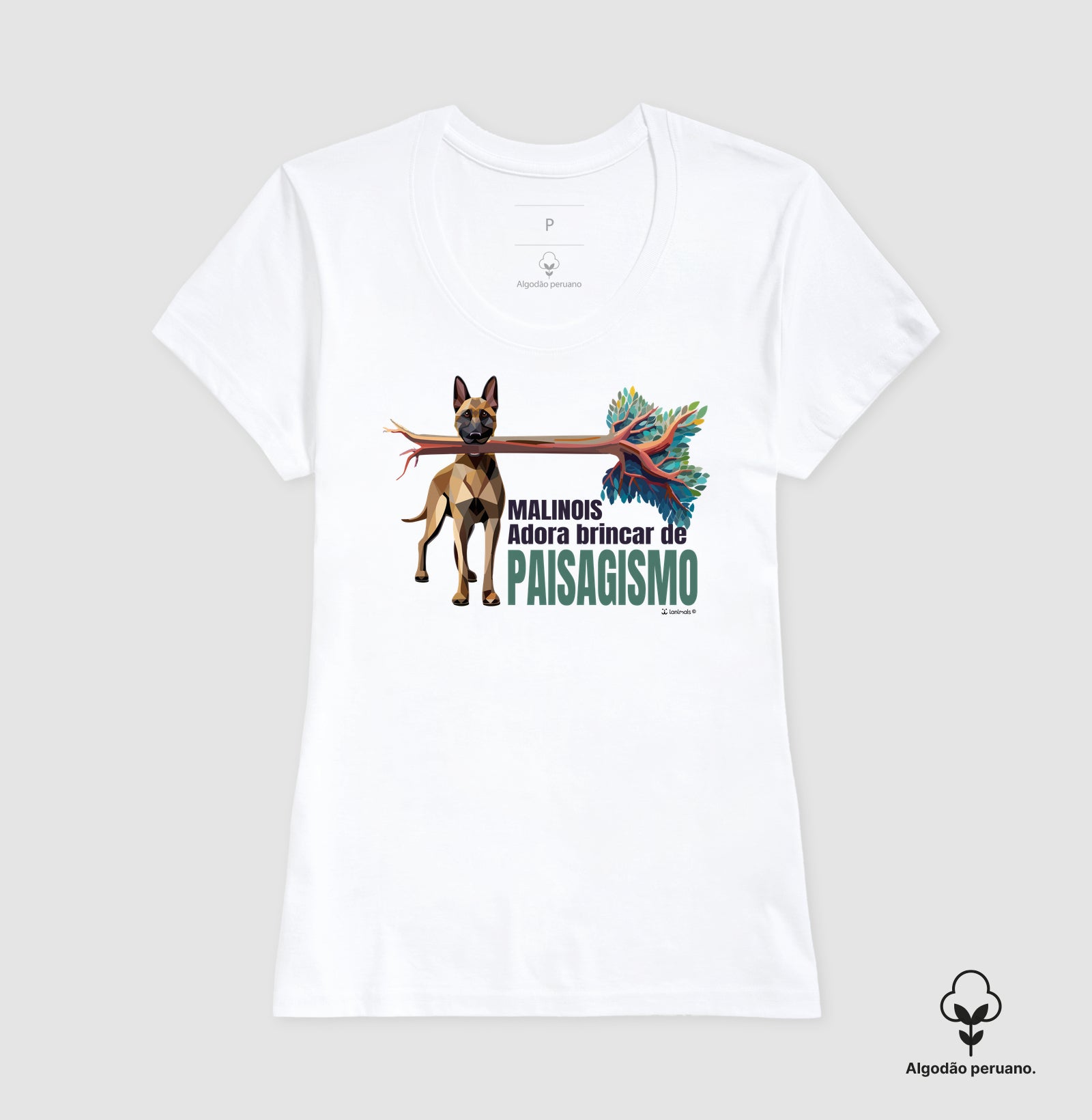 Camiseta INCA SOFT Malinois Paisagismo - Essência