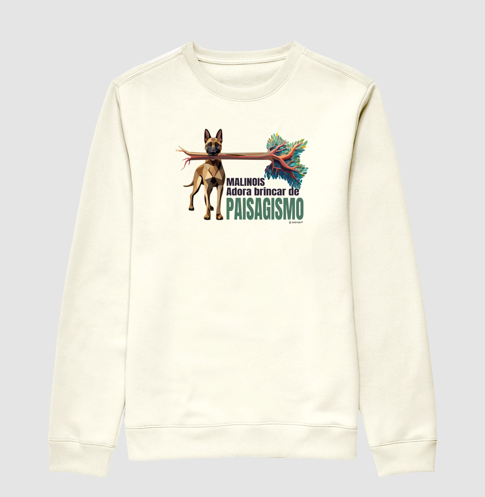 Moletom Suéter Malinois Paisagismo - Essência