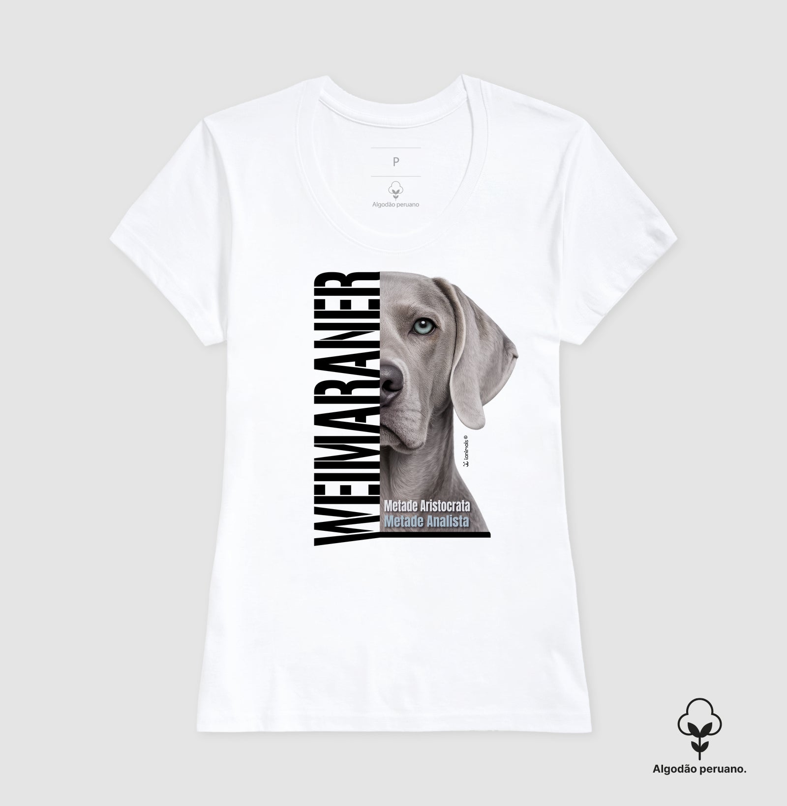 Camiseta INCA SOFT Weimaraner Metade Aristocrata - Essência