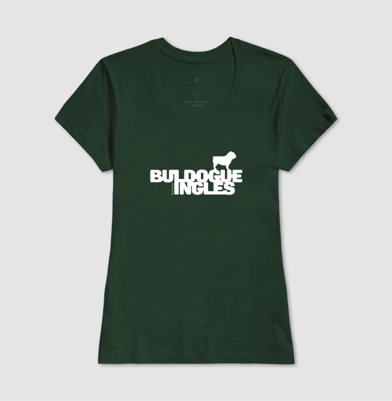 Camiseta Buldogue Inglês - Coleção Identidade