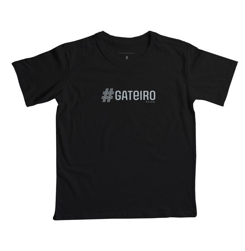 Camiseta #Gateiro (Infantil)- Coleção AFETO