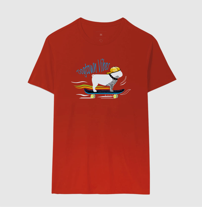 Camiseta Buldogue Inglês - Skatista