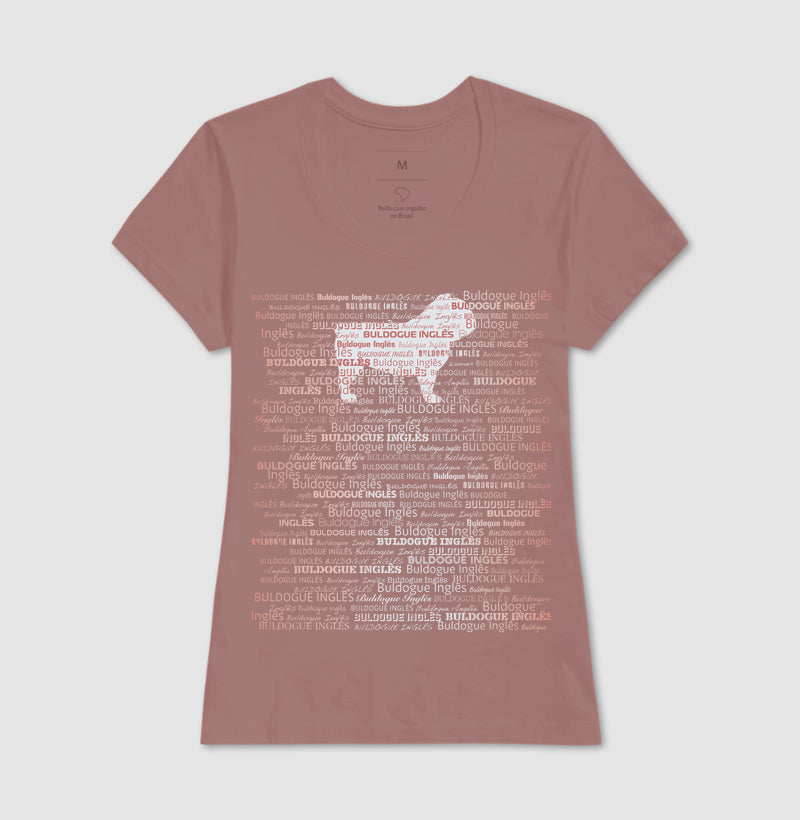 Camiseta Buldogue Ingles - Tessitura