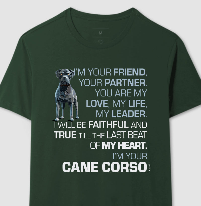 Camiseta Cane Corso Declação - Essência