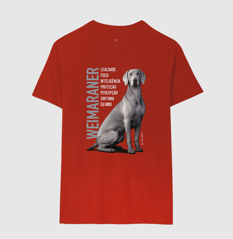 Camiseta Weimaraner Eu Amo - Essência