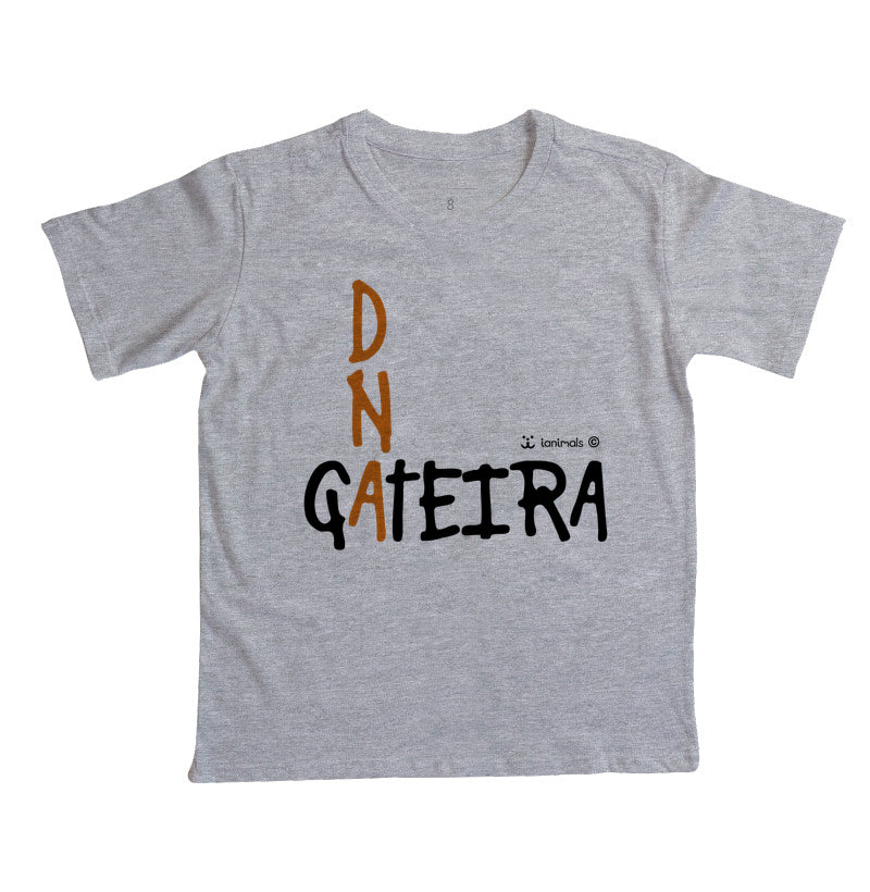 Camiseta Infantil DNA Gateira - Afeto