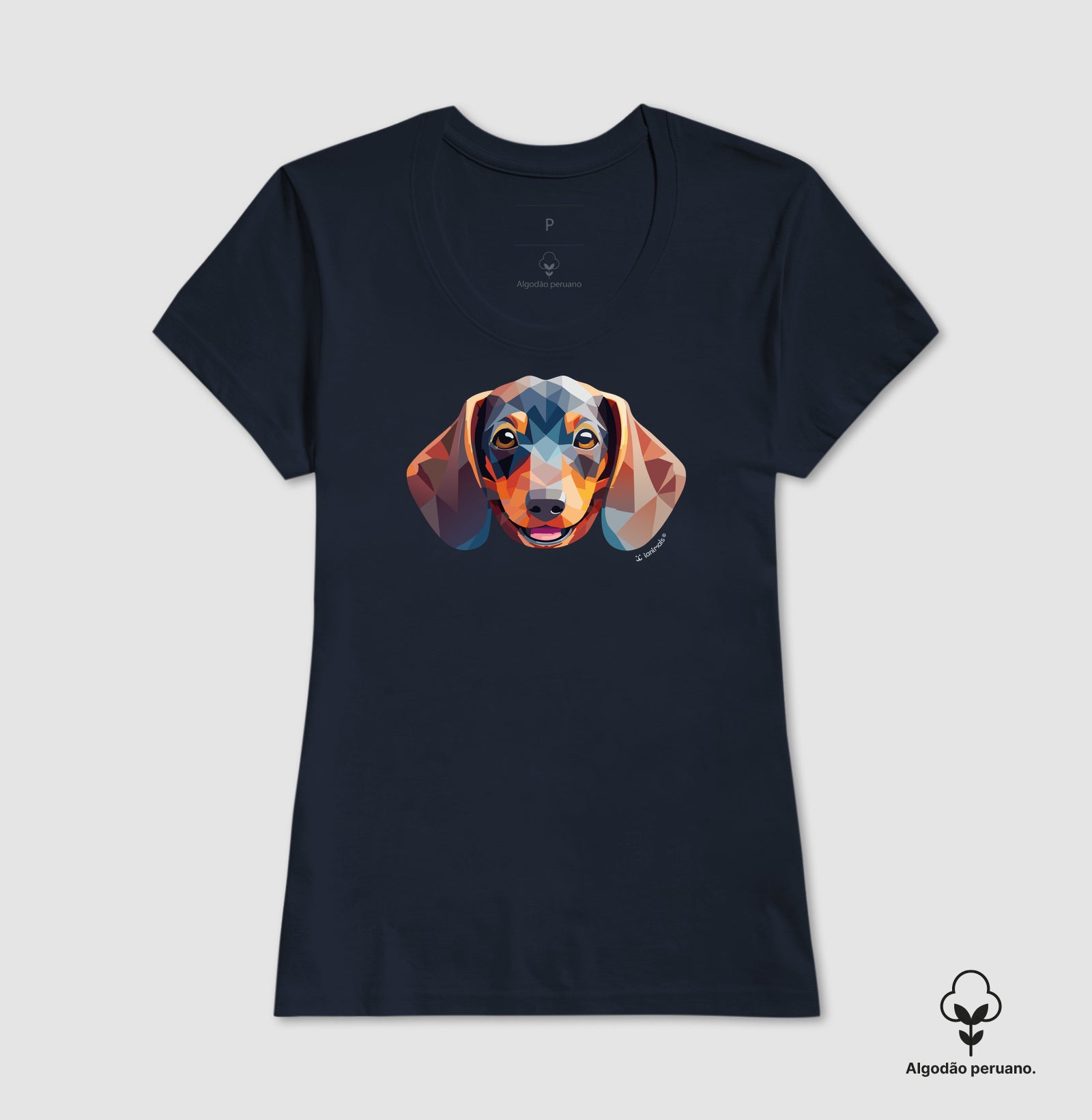 Camiseta INCA SOFT Dachshund - Coleção Geoma